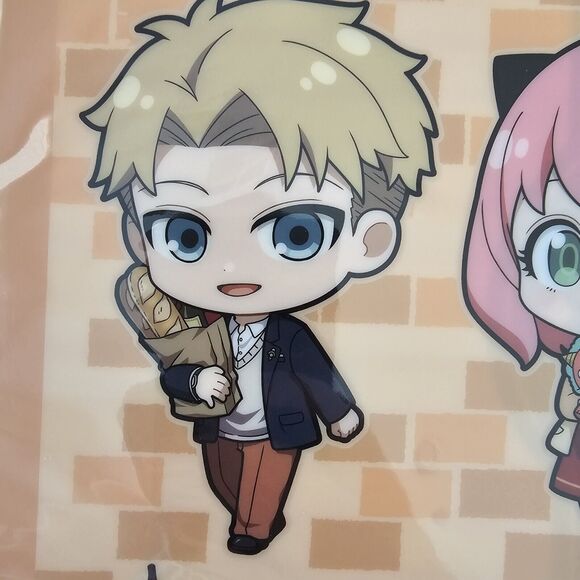 Spy x Family Chibi Clear File Folder A4 Single Pocket Anya Yor Loid Shopro 2022 - Picture 5 of 7